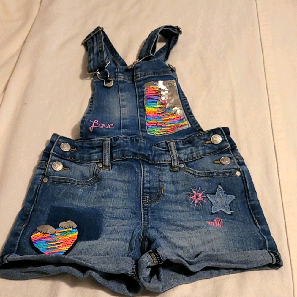 Overall shorts
